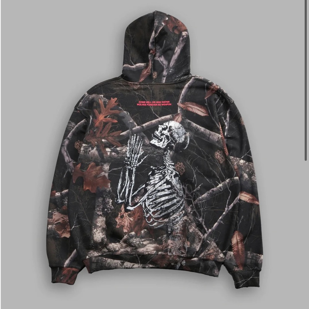 DARC SPORT NO WEAPON SHALL PROSPER CAMO HOODIE (SOLD OUT ONLINE) - AUTHENTIC